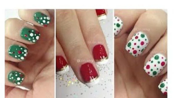 3 идеи за лесен коледен маникюр