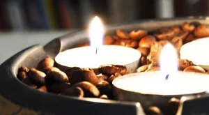 Свещници с кафе