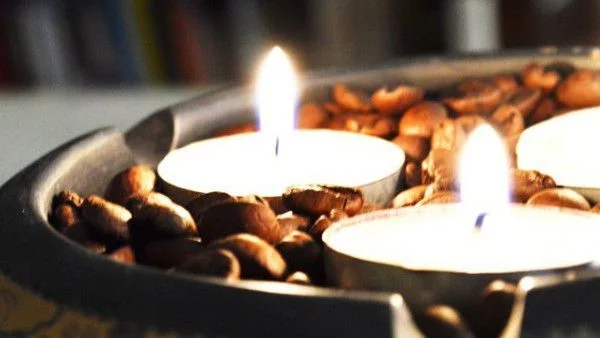 Свещници с кафе