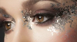 Блестящ грим за новогодишната нощ