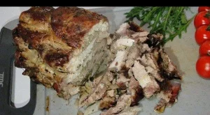 Вързани свински пържоли