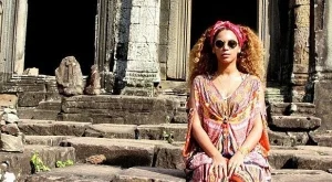 Бионсе на почивка в Камбоджа