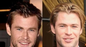 Крис Хемсуърт с нова прическа