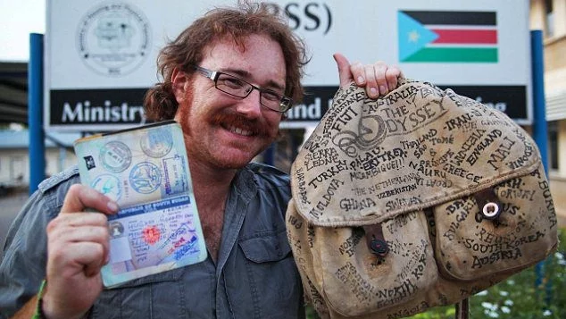 Греъм Хюгс – първият човек, обиколил всички държави без да ползва самолет 