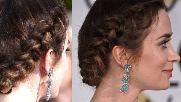 Прическа като на Емили Блънт от Златните глобуси