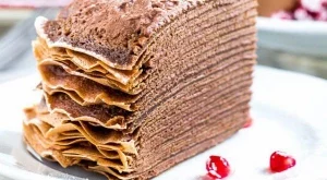 Палачинкова торта с шоколадов мус