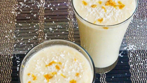 Смути с ананас, портокал и кокос