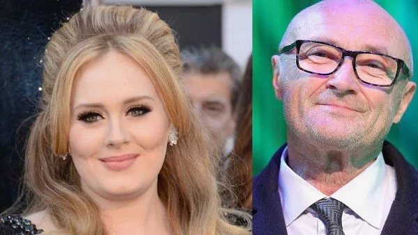 Адел и Фил Колинс с общо парче