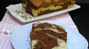 Кекс с шоколад и кокос