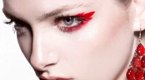 Идеи за грим в червено