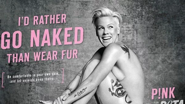 Пинк гола в защита на животните