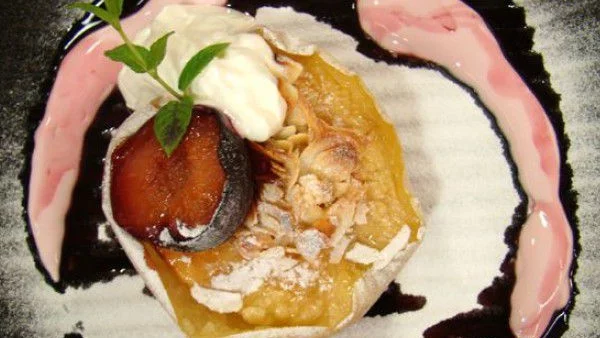 Ябълки печени във вино