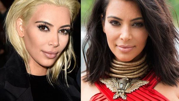 Как ви харесва повече Ким: Като блондинка или брюнетка?