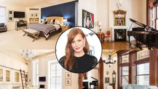 В новия дом на Джесика Частейн 