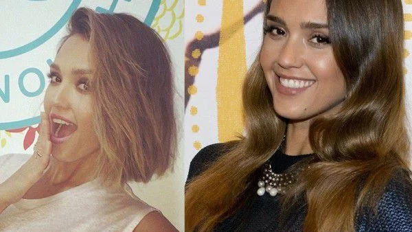 Как й отива повече на Джесика Алба: С къса или дълга коса?