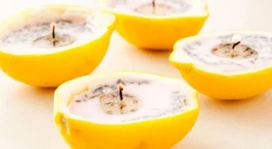 Направи си сама: Лавандулова свещ в лимон