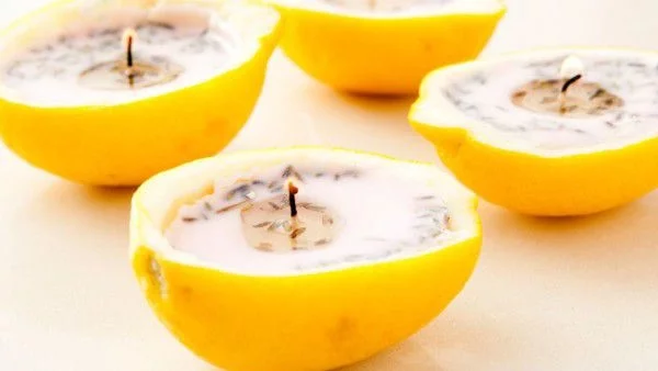 Направи си сама: Лавандулова свещ в лимон