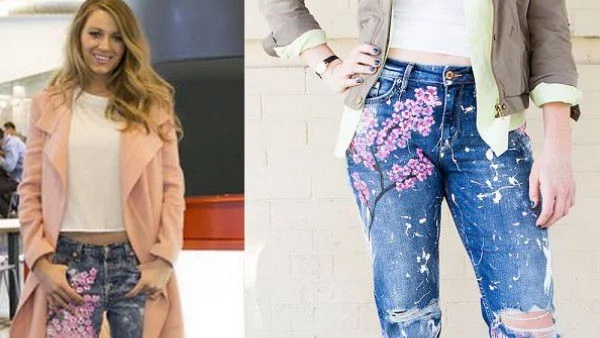 Направи сама: Нарисуваните дънки на Блейк Лайвли