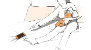 Забавни рисунки за майчинството