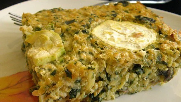 Пролетно ястие с лапад, спанак и булгур