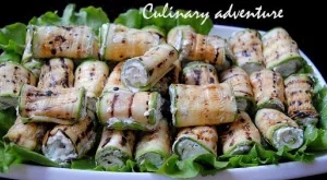 Рулца от гриловани тиквички