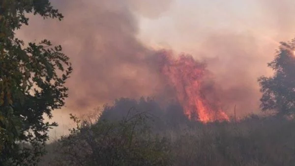 Пожарът край Казанлък е овладян