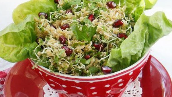 Табуле с амарант и нар