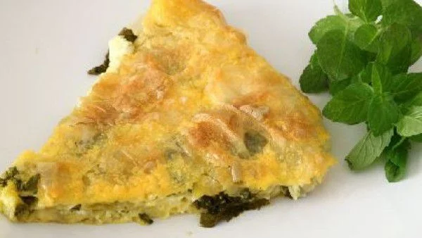 Баничка с прясна мента и сирене