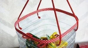 Кошничка за щипки от пластмасова туба