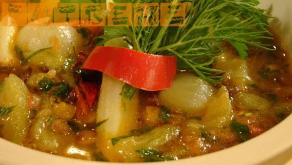 Супа с леща и патладжани