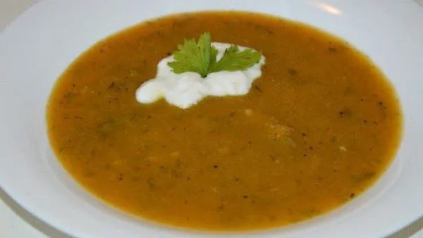 Пикантна тиквена супа