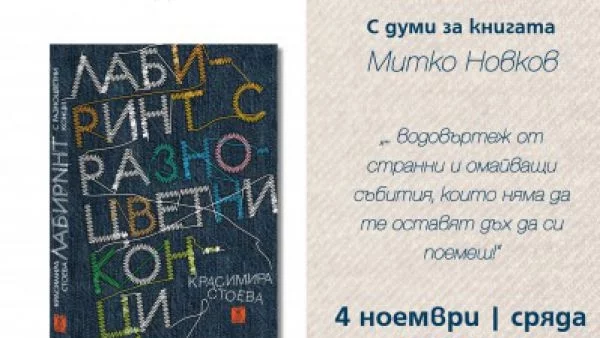 Представяне на книгата "Лабиринт с разноцветни конци" от Красимира Стоева