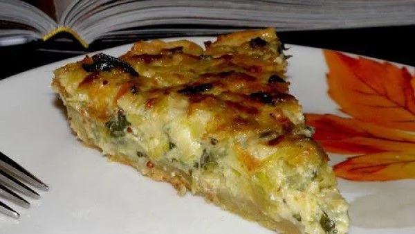 Киш с праз лук