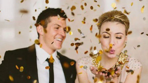 Сватба с пайети и блясък