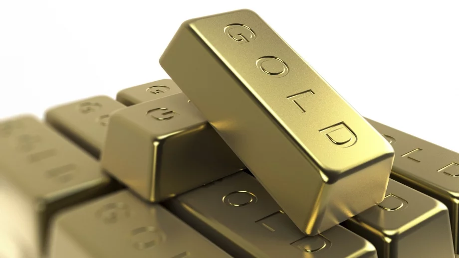 Продължава спадът на златото