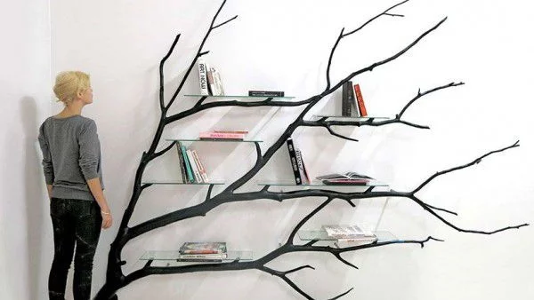 Ефектни мебели от клони