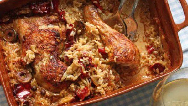 Пиле с ориз