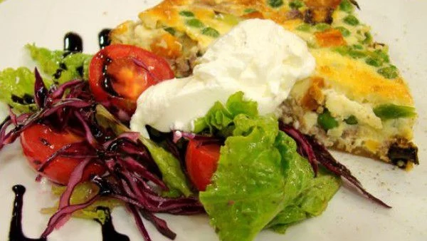 Киш с риба тон, праз и тиква