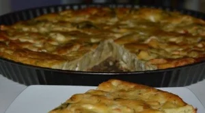 Запеканка с броколи и сирене