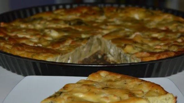 Запеканка с броколи и сирене