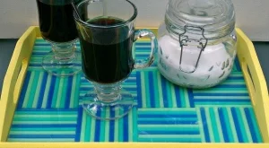 Направи си сама: Табла за сервиране със сламки