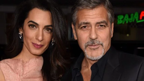 Заснеха за първи път близнаците на Джордж Клуни