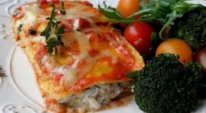 Лазаня с броколи и Рикота