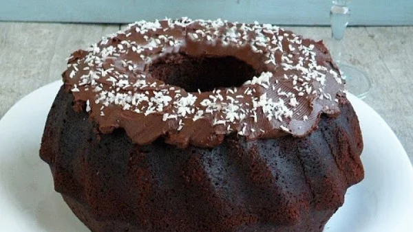 Шоколадов кекс с червено вино