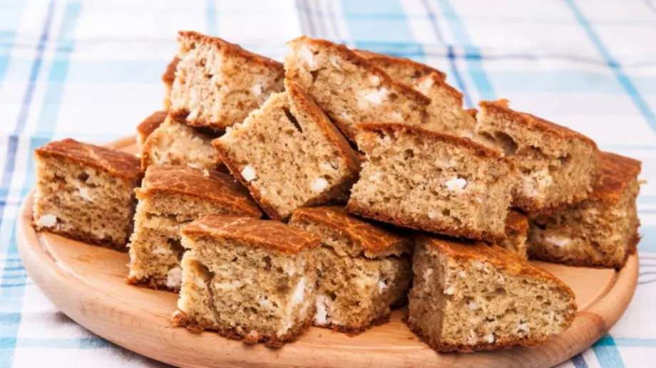 Здравословна баничка с овесени ядки   