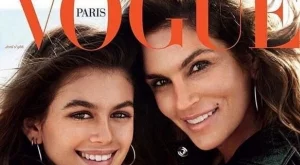 Синди Крауфорд и дъщеря й с обща корица на Vogue