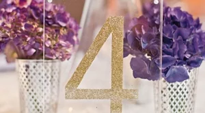 Сватбена декорация с тиксо