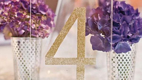 Сватбена декорация с тиксо