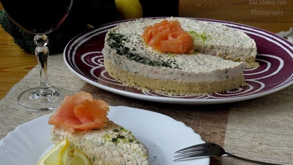 Чийзкейк със сьомга