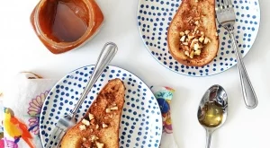 Лесен десерт с круши и ром